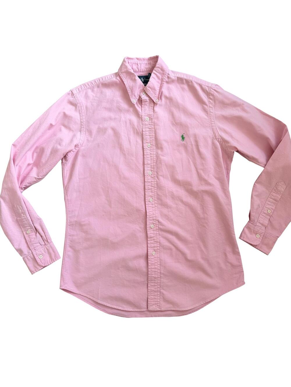 Ralph Lauren Men’s Custom Fit Pink Button-Down Shirt M/M